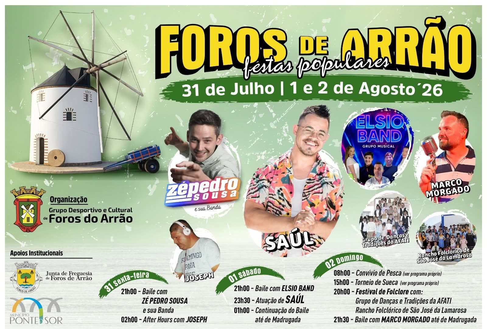 Imagem da notícia Foros de Arrão voltam a celebrar as suas tradicionais Festas Populares